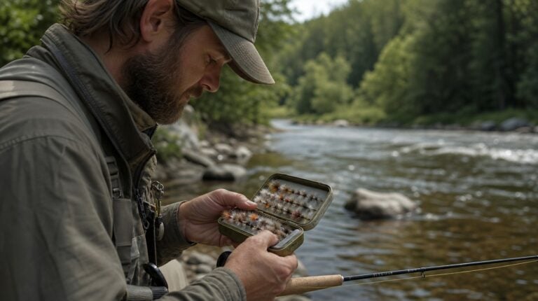 Taille de mouche pour poissons méfiants