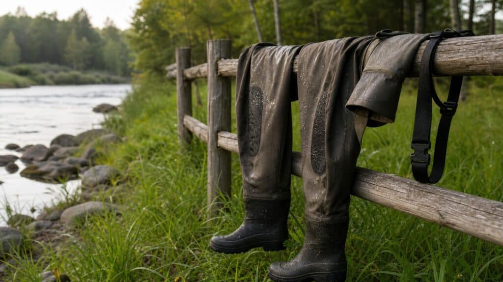 Nettoyage et stockage des waders